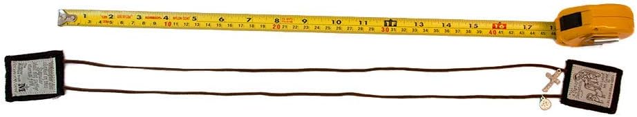 Venerare Catholic Holy Figure Saint Scapular | 100% Wool | Comes with Enrollment Papers (Traditional Brown) - Image 5