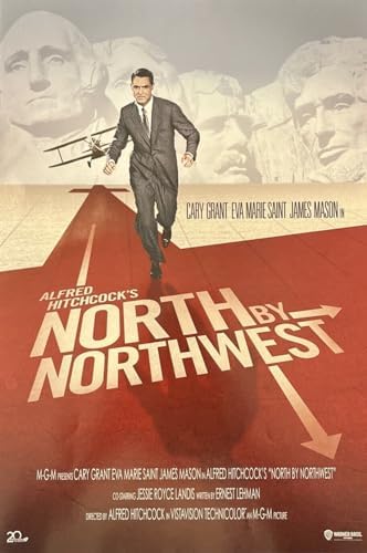 NORTH BY NORTHWEST - 11.5"x17" Original Promo Movie Poster MINT 2024RR Hitchcock image 2