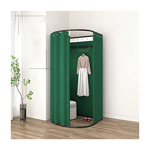 Tente d'essayage de magasin et cabine mobile de sol verte