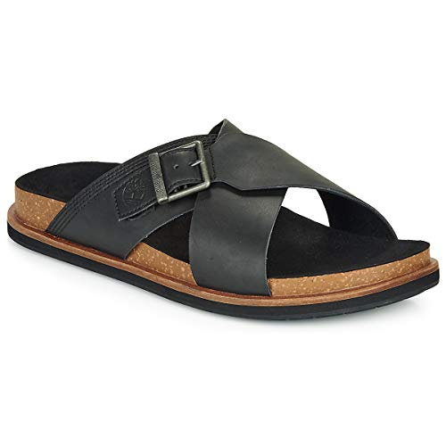 Timberland Amalfi Vibes Cross Slide, Men’s Sandals, Schwarz, 9.5 UK (44 EU)