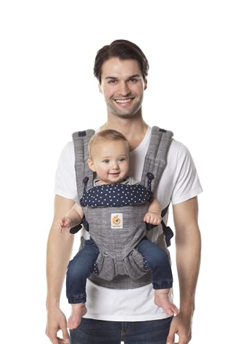 Image of Ergobaby Omni 360 All-Position Baby Carrier for Newborn to Toddler with Lumbar Support (7-45 Pounds), Jacks