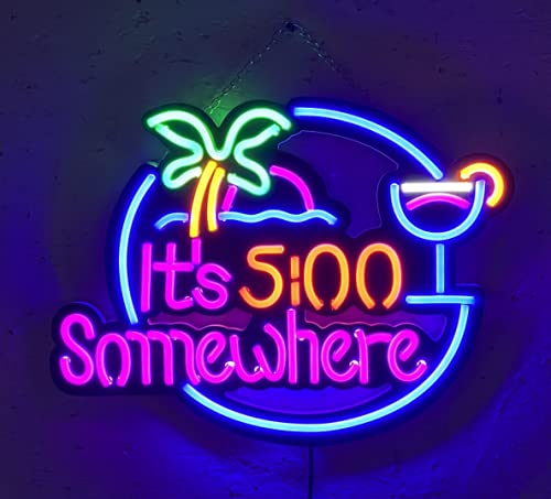 Mirsne Led Neon Signs, Handmade Led Neon Signs, 17" inch Neon Sign, The Best Bar Neon Sign Neon Light Signs Supplied for Bar Mancave Bedroom Wall Gamer Garage.