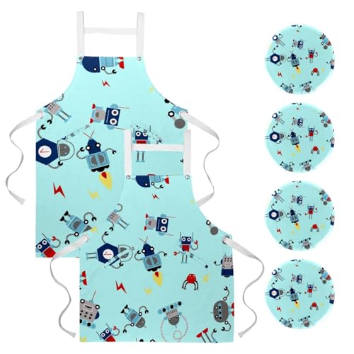 Tablier de cuisine anti-taches pour le nettoyage et la pâtisserie