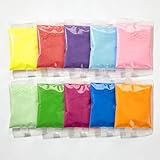 Color Powder for Holi- 10 Pack 3.5oz/100g Each Natural Color Run Powder - Ideal for Color Wars, Festivals, Summer Camp, Fun Run, Party and Photography
