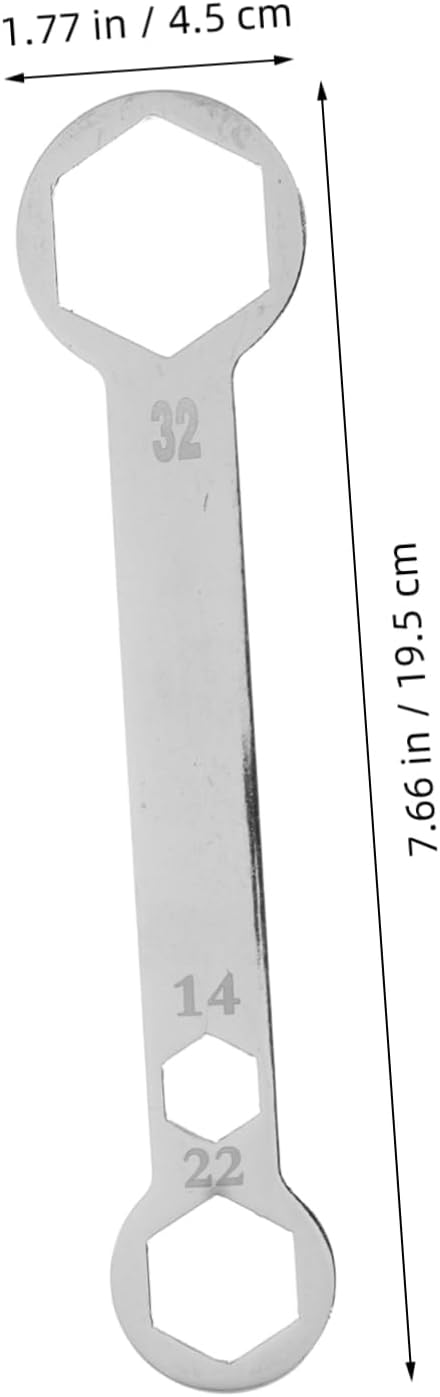 -one Motorcycle Axle Wrench 32mm/22mm/14mm Axle Tool for Easy Motorcycle Repair