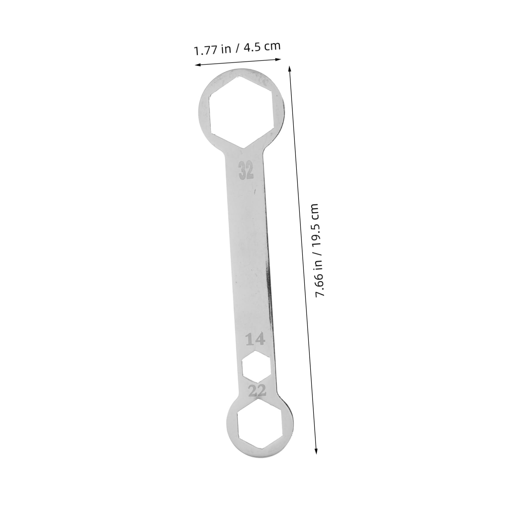 STOBAZA Motorcycle Axle Wrench Durable Chrome Vanadium Essential Tool for Front and Rear Axle Removal Portable and Lightweight Motorcycle Maintenance
