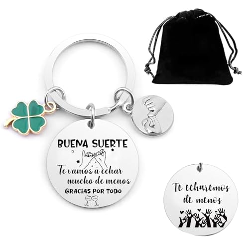 XQXQXZ presente para colegas, porta-chaves para colegas, presente de despedida para um colega de trabalho que muda de trabalho, o melhor presente para colegas,