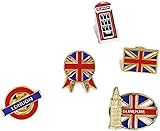 Utilisation polyvalente : convient pour un usage quotidien, une fête, ou comme cadeau attentionné pour les amis et la famille qui apprécient la culture et l'architecture britanniques. Ces épingles ne manqueront pas de faire une déclaration où que vous alliez.