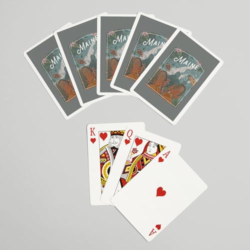 Lantern Press Maine, Embrace The Elements Baraja de Poker miniatura 7