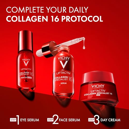 Vichy Liftactiv Collagen 16 serum do oczu, dla kobiet i mężczyzn, 15 ml