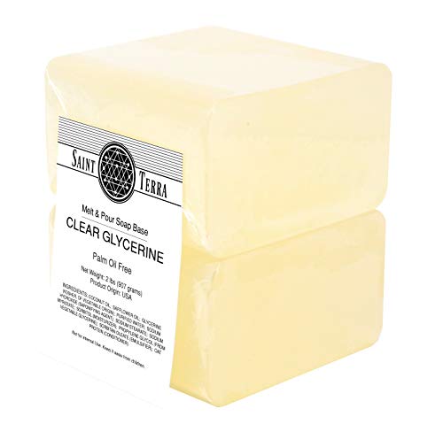 Saint Terra PFCG Palm Oil Free Clear Glycerine Melt & Pour Soap Base cover