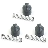 TorSor 3 Pack Shaver Swivel Head Shaft with Spring Replacement Electric Rotary Razor Rotating Axis for FLYCO FS306US FS302US FS370US FS373 FS375 FS305 FS808 FS916