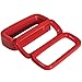 Yoursme Front Grille Inserts & Front Light Headlight Cover Angry Bird Style Bezels Trim Cover for Jeep Renegade 2015-2018 Clip in Version ABS Red