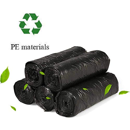 Image of Kmils Garbage Bags for Dustbin Medium Size - Leak-Proof, Tear-Resistant, Disposable Trash Bags for Home, Kitchen, Office | 19 x 21 Inches (30 Bags x 5 Rolls)