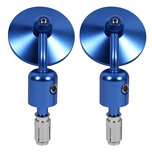 Rétroviseurs de moto bleus pour éliminer les angles morts sur guidon 22mm
