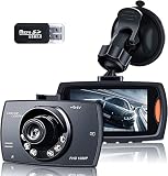 Dash Cam,【2022 New Version】 1080P Full HD Dash Camera for Cars Front with 3-Inch LCD Screen, 170°W