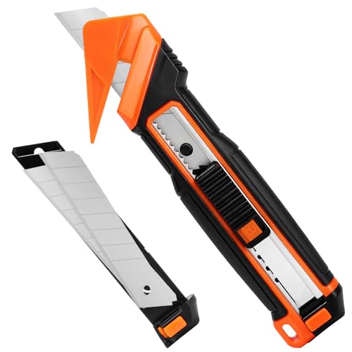 THINKWORK Safety Box Cutter - Package Opener with Dual-Lock Safety