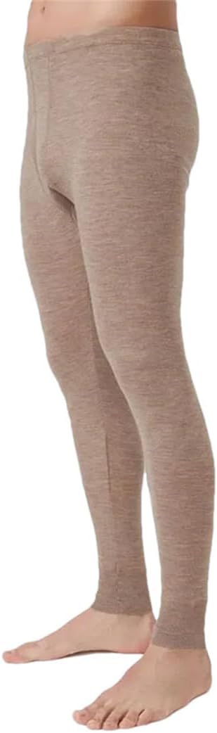 Men's 100% Merino Wool Long Johns Thermal Underwear Pants Base Layer Bottoms Warm Pants