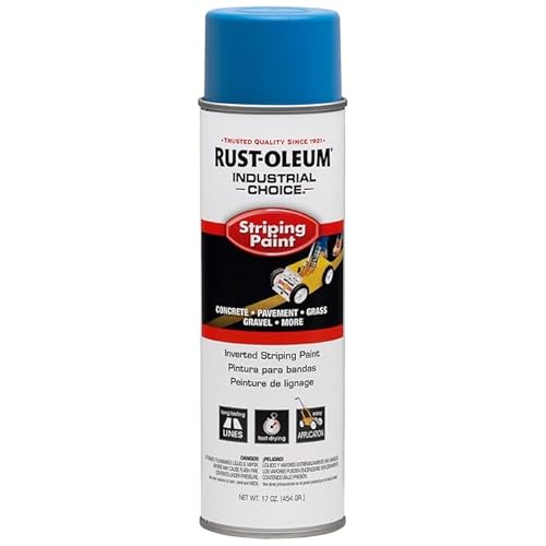 Rust-Oleum 6-Pack of 18 oz 263446 Industrial Choice Blue Inverted Striping Spray Paint
