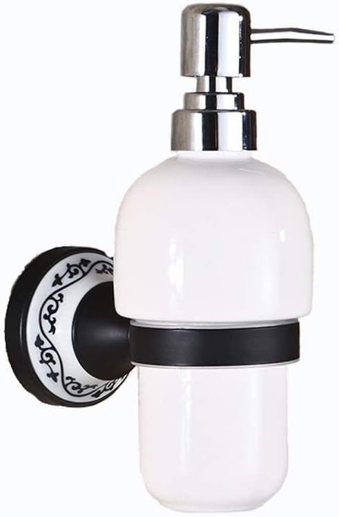 Countertop Soap Dispensers Lotion Clear Bottle with Rust Proof Stainless Steel Pump, Lotion/Soap Dispenser for Kitchen Or Bathroom Countertops Brushed Finish(E)