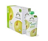 Amazon Brand - Mama Bear Organic Baby Food, Stage 1, Apple, 4 Ounce Pouch (Pack of 12)