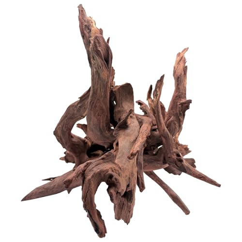 EFFIELER Natural Driftwood for Aquarium Decor – Real Wood Branches Fish Tank, Reptile Habitat, Terrarium, Hermit Crab,Aquatic Pets – Unique Size (14-17 Inch,1-Pack)