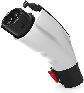 Tesla to J1772 Adapter, Safety Certified Tesla Charger Adapter Fit for J1772 EVs, Max 60A 250V with Security Lock, Tesla to J1772 EV Charging Adapter for Tesla Wall/Destination/Mobile Chargers
