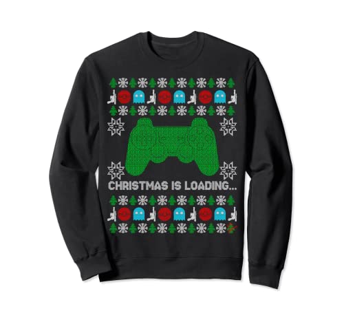 funny christmas ugly sweater outfit Christmas gamer Sudadera