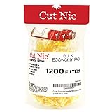 Cut-Nic Disposable Cigarette Filters - Bulk Economy Pack (1200 Per Pack)