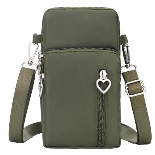 Image of JANKS Small Crossbody Bag for Women - Mini Phone Purses with Crossbody Strap and Wallet - Nylon Arm Bag