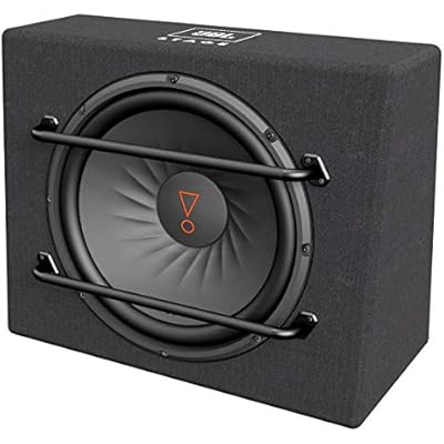 JBL Single 12 Car Audio Subwoofer Sealed Enclosure, Black