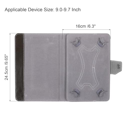 Funda universal para tablet de 9 pulgadas con acabado elegante negro 2