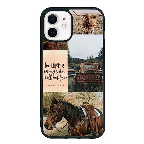 Étui de téléphone cheval antichoc style Western pour iPhone 12 Pro