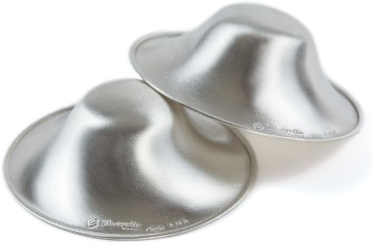 The Original Silver Nursing Cups - Soothing Sore Or Cracked Nipples With Silver…