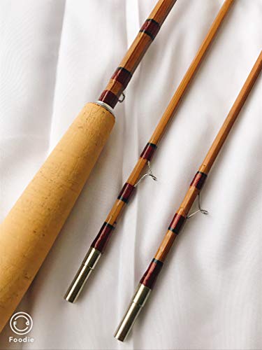 New Bamboo Fly Rod 7'6" For #5 Line Wt,2 Piece With 2 Tips. #TOP3