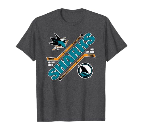 San Jose Sharks Force Dark Heather Officially Licensed T-Shirt