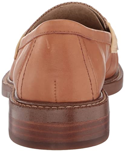 Sam Edelman Women's Cammi Loafer, Light Cuio Brown/Chai Cream/Eggshell, 6.5 #TOP2