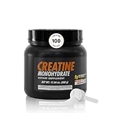 Creatine Monohydrate Powder for Healthy Athletes - Unflavored, Single Ingredient - 5g per Serving, 500g Net Weight, 100 Servings for Athletes, Bodybuilders, and Gym Enthusiasts