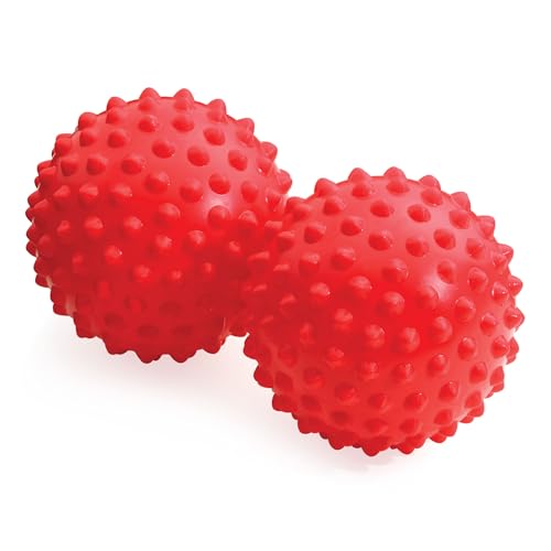 OPTP Franklin Method Easy Grip Ball Set (Pair) - Soft Bumpy Inflatable Massage Balls for Myofascial Release Sensory Stimulation and Franklin Method Relaxation Exercises