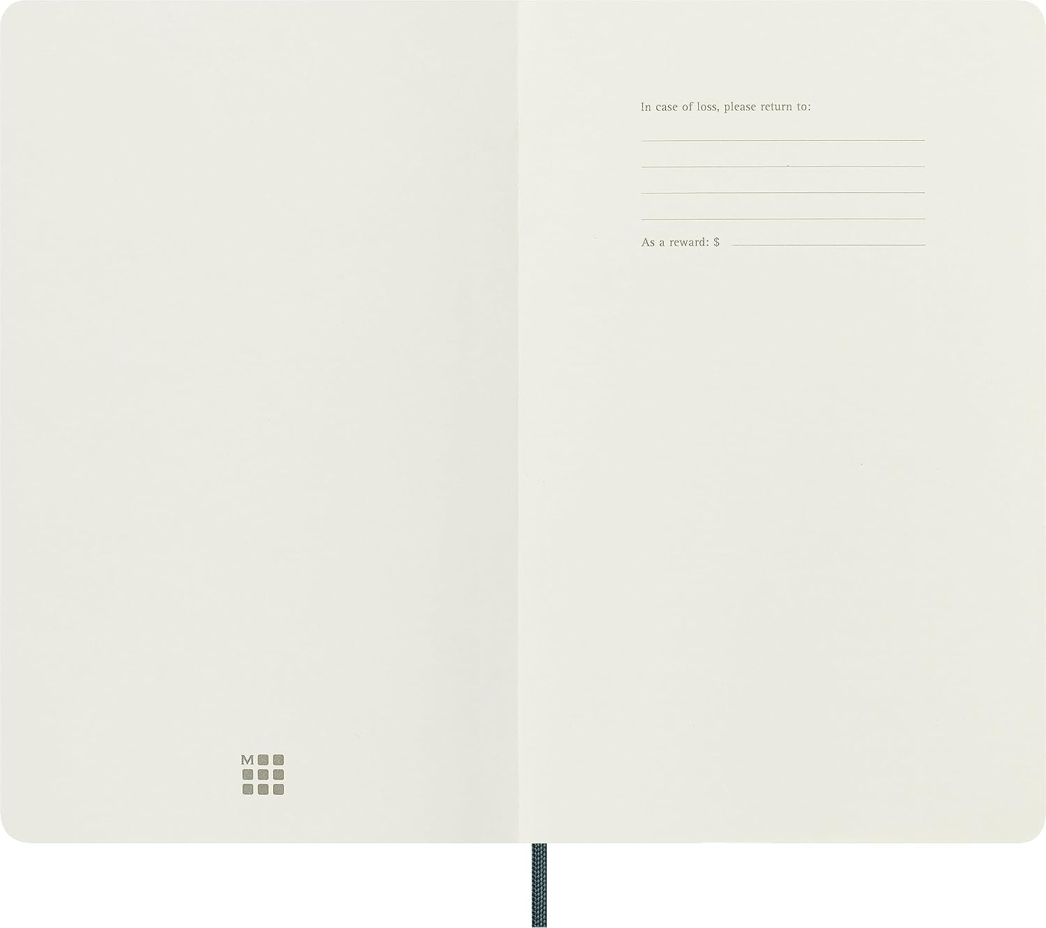 Moleskine Precious & Ethical notatnik z pudełkiem prezentowym, wegańska miękka okładka o wyglądzie pytona, elastyczne zamknięcie, kolor zielony, duży rozmiar 13 x 21 cm