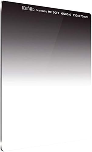 Haida NanoPro 5.906 in x 6.693 in MC Soft Grad ND 0.6 2 Stop Filtro de vidrio óptico 150 ND4 densidad neutra HD3481