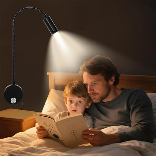 Apliques de pared LED para evitar fatiga visual al leer en la cama 3