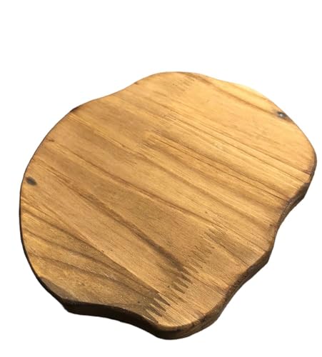 Suporte Bolacha Base Madeira Pinus para Panelas Petisqueira e Vasos Decorativa Rústica