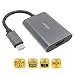 Produktbild Pengo USB-C auf HDMI-Adapter 2.0 (HDR), für 4K60Hz HDR-Monitor und HDR-Ausgabegeräte vom Typ C wie iPadPro 2018+, MacBook Pro 2017+, Retina iMac / Pro 2017+ mit Mojave 10.14+ und iOS 12.4+ (Metall)