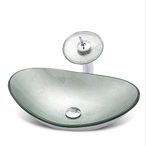 Vasque de salle de bain en verre trempé pour rénovation de votre intérieur