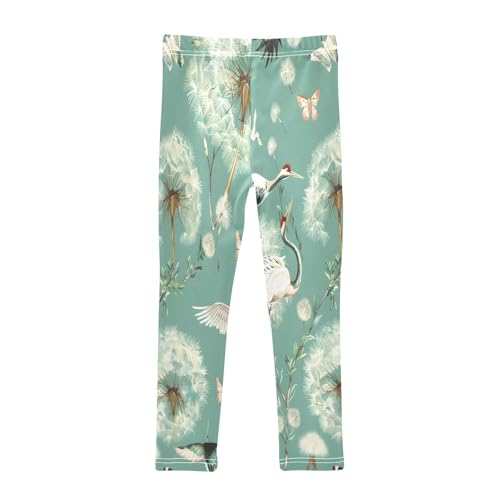 Toddler Girls Leggings Printed Yoga Pants Leggings Butterflies Dandelion Seeds for Kids2