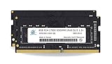 Adamanta 16GB (2x8GB) Compatible for Dell Inspiron 15 3567 Laptop DDR4 2133MHz PC4-17000 SODIMM 1Rx8 CL15 1.2v Notebook Memory Module Upgrade RAM