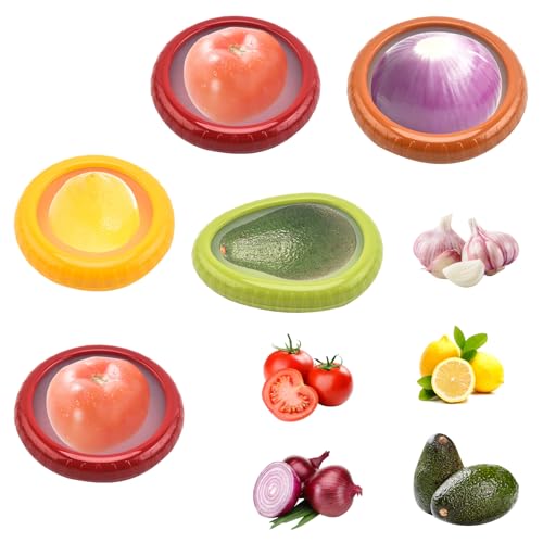 5 piezas caja de almacenamiento de frutas de silicona