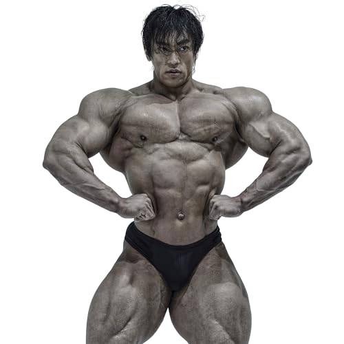 FIED IFBB NPC Classic Physique Posing Trunks HIGH ver. bodybuilding contest stage shorts black (HIGH, 28