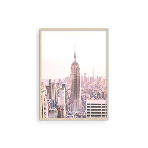 New York City Poster Empire State- By Haus and Hues | Empire State Building Wall Art New York Wall Art New York Print Art New York City Wall Art NY Print UNFRAMED 12â€ x 16â€ (Empire State Skyline)